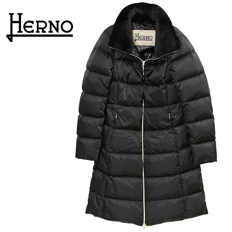 HERNO（ヘルノ） ダウン レディース フェイクファー ダウンコート