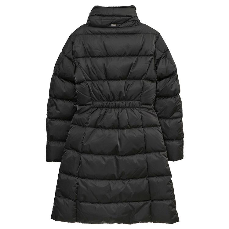 HERNO ヘルノ14A ブラックファーコート HERNO（ヘルノ） ファーコート Eco Fur Long Coat GC000491D 12422