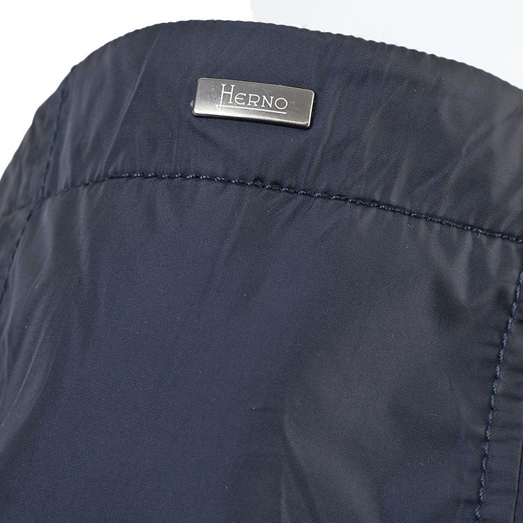 HERNO ストロングウール パーカー ナイロンフード ボクシーフィット JC000045U-50077-9200 BLU NAVY ネイビーの画像