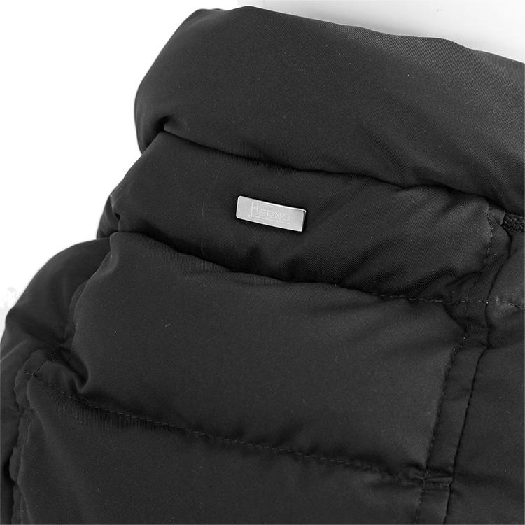 ヘルノ ダウン HERNO アレンデール ダウンコート フェイクファー PI001159U-12414Z-9300 NERO ブラックの画像