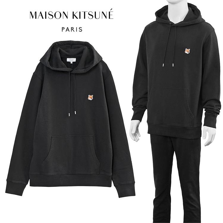 メゾンキツネ MAISON KITSUNE パーカー フォックスヘッド パッチ 