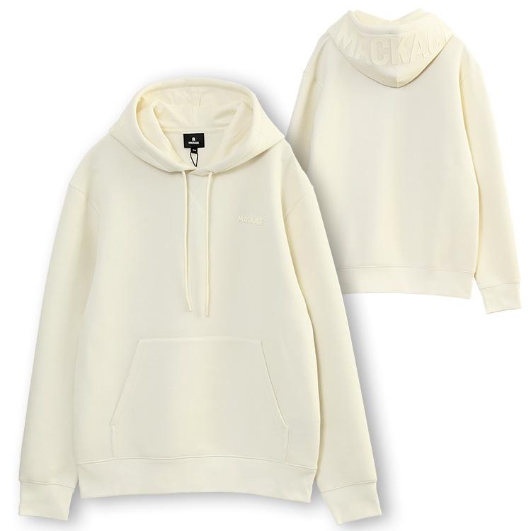マッカージュ MACKAGE パーカー KOLTON-Z-CREAM ダブルフェイスジャージー 同色ロゴ メンズの画像