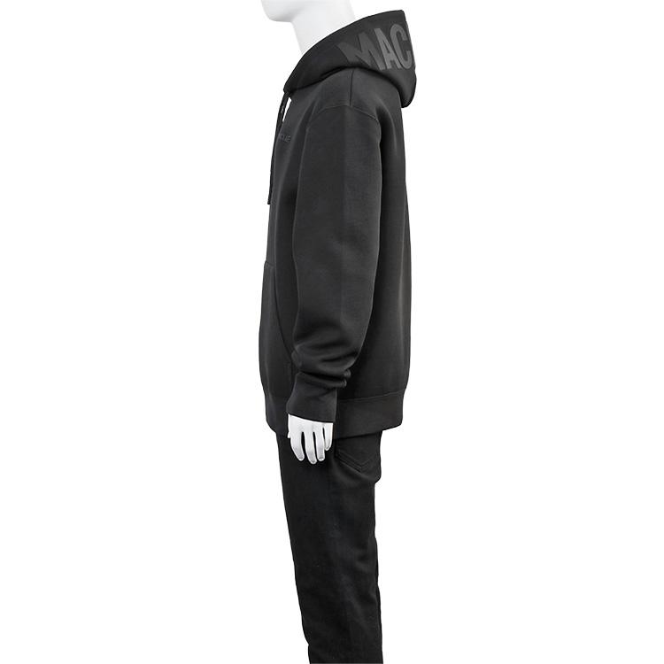 マッカージュ MACKAGE 同色ロゴ パーカー ダブルフェイスジャージー KOLTON-Z-BLACKの画像