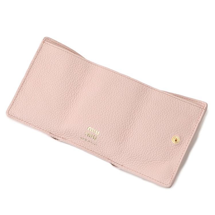 miumiu　ミュウミュウ　財布　三つ折り財布　5MH021 069 楽天市場】MIUMIU ミュウミュウ 三つ折り財布 5MH021 069 レディース