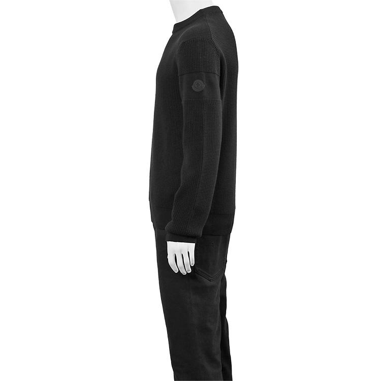 MONCLER モンクレール Matt Black ウール ワッフル セーター 9C000-03-M1131-999の画像