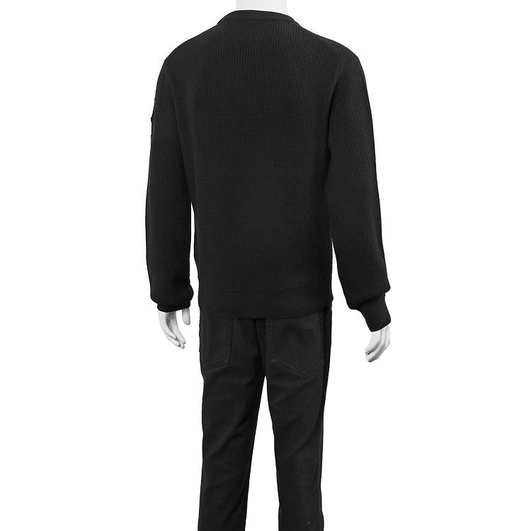 MONCLER モンクレール Matt Black ウール ワッフル セーター 9C000-03-M1131-999の画像