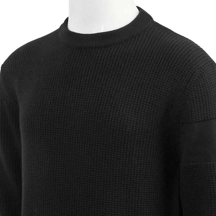 MONCLER モンクレール Matt Black ウール ワッフル セーター 9C000-03-M1131-999の画像