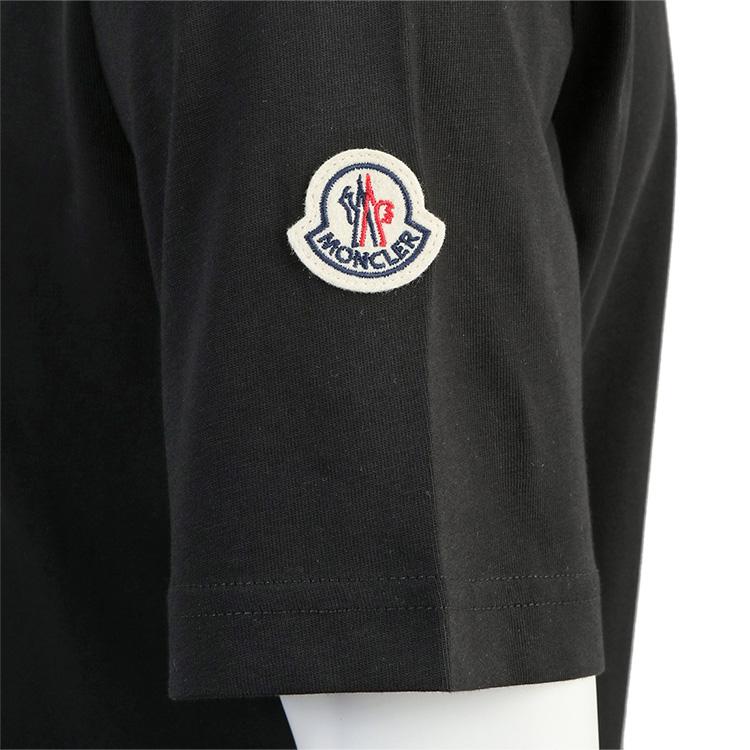 MONCLER モンクレール Tシャツ ラバーロゴ 8C000-34-89AJS-999 MONCLER モンクレール Tシャツ ラバーロゴ 8C000-34-89AJS-999