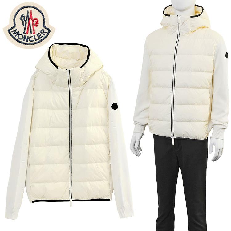 MONCLER Matt Black ニット ダウン パーカー 9B000-07-M1367-031