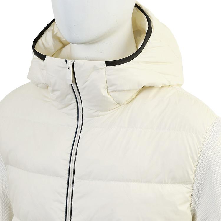 MONCLER Matt Black ニット ダウン パーカー 9B000-07-M1367-031