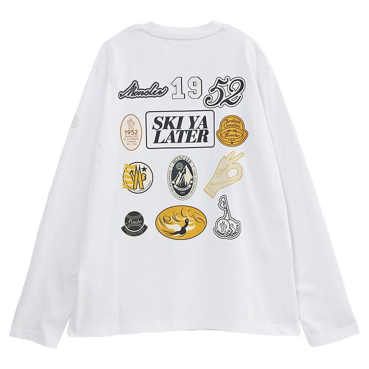 MONCLER（モンクレール） ロンT 長袖 Tシャツ SKI YA LATER 8D000-10