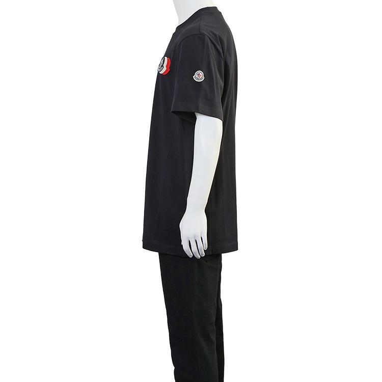 【美品】■MONCLER ■モンクレール トリコロールリブ長袖シャツー M相当 MONCLER（モンクレール） MONCLER Tシャツ トリコロールパッチ 8C000