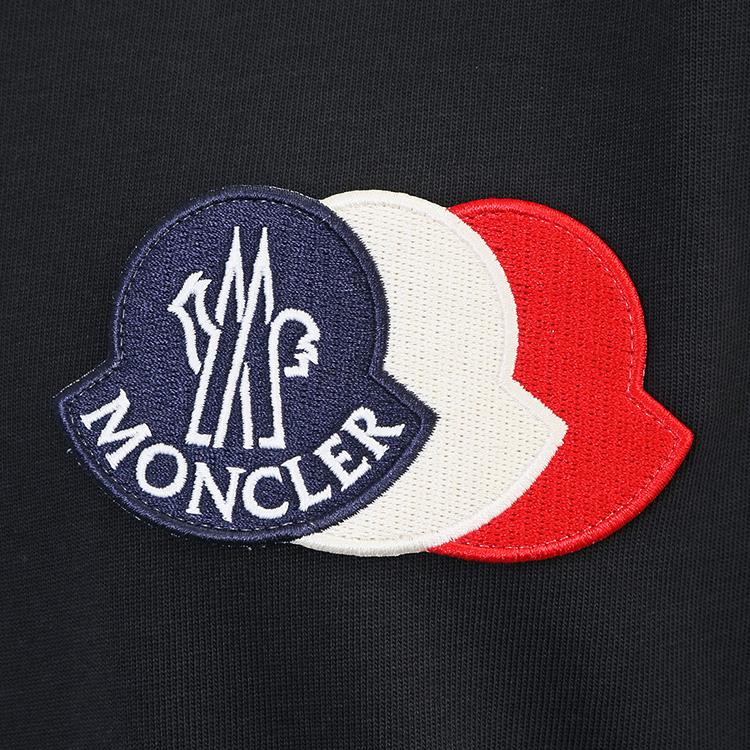 MONCLER（モンクレール） MONCLER Tシャツ トリコロールパッチ 8C000
