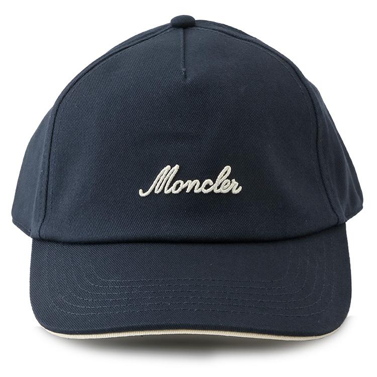 MONCLER モンクレール ベースボールキャップ メンズ ロゴキャップ 776 ネイビー系 3B000-07-0U618の画像
