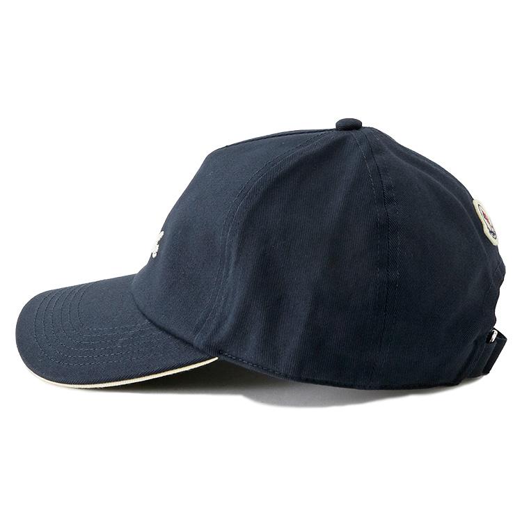 MONCLER モンクレール ベースボールキャップ メンズ ロゴキャップ 776 ネイビー系 3B000-07-0U618の画像