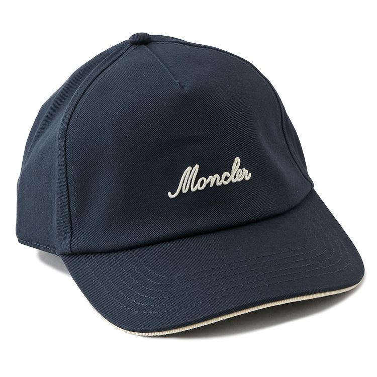 MONCLER モンクレール ベースボールキャップ メンズ ロゴキャップ 776 ネイビー系 3B000-07-0U618の画像