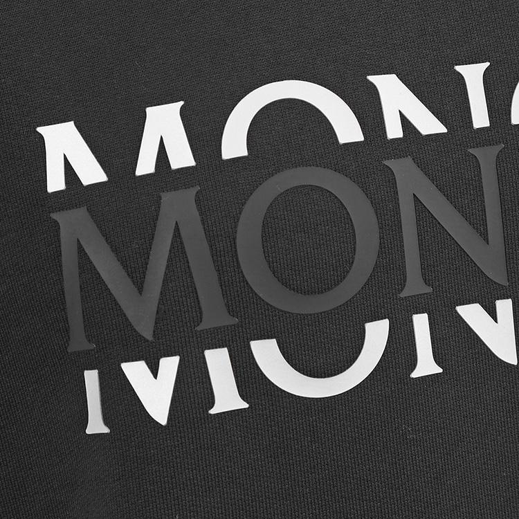 MONCLER Matt Black スウェットシャツ 999 長袖 ブラック 8G000-04-89AZY-999の画像