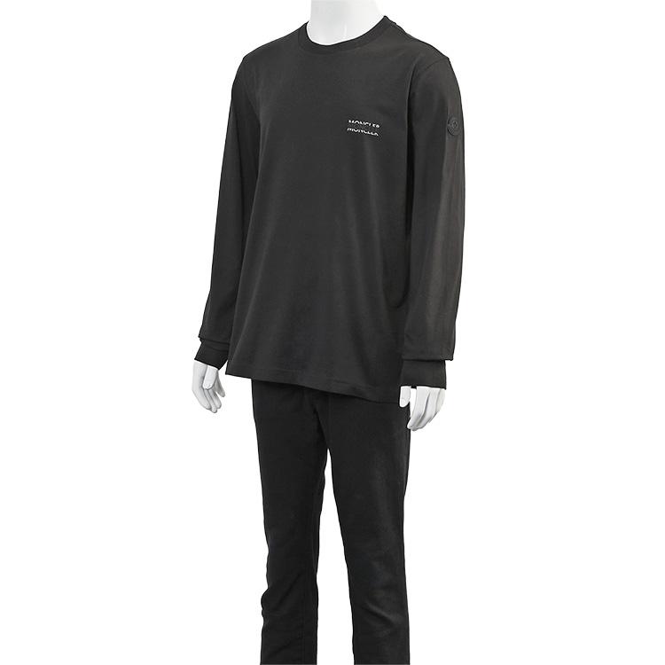 MONCLER Matt Black ロングスリーブTシャツ 999 ブラック 8D000-04-89AYW-999の画像