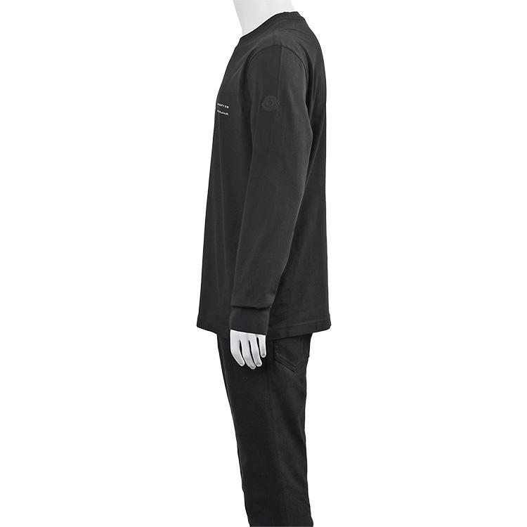 MONCLER Matt Black ロングスリーブTシャツ 999 ブラック 8D000-04-89AYW-999の画像