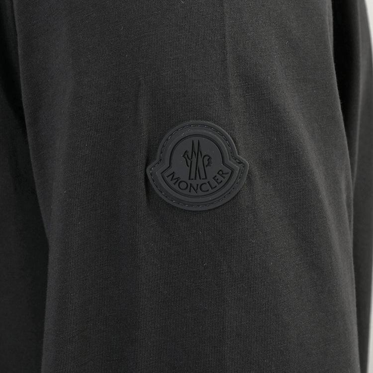 MONCLER Matt Black ロングスリーブTシャツ 999 ブラック 8D000-04-89AYW-999の画像