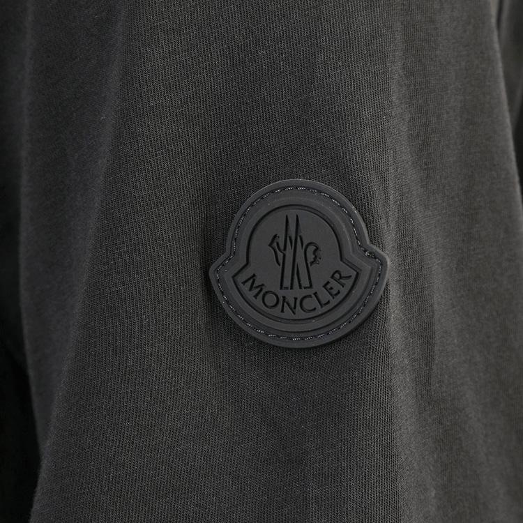 MONCLER Matt Black Tシャツ 999 ブラック 8C000-22-89AYW-999の画像