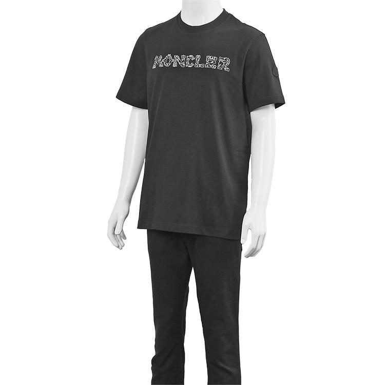 MONCLER 宇宙刺繍 Tシャツ 999 ブラック 8C000-25-89AUG-999の画像
