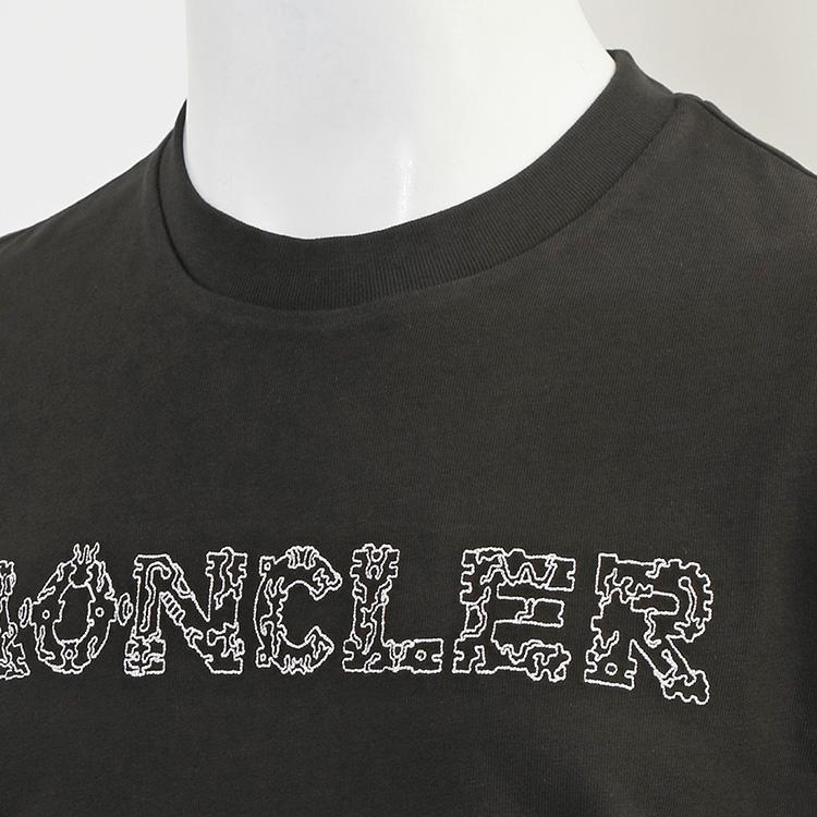 MONCLER 宇宙刺繍 Tシャツ 999 ブラック 8C000-25-89AUG-999の画像