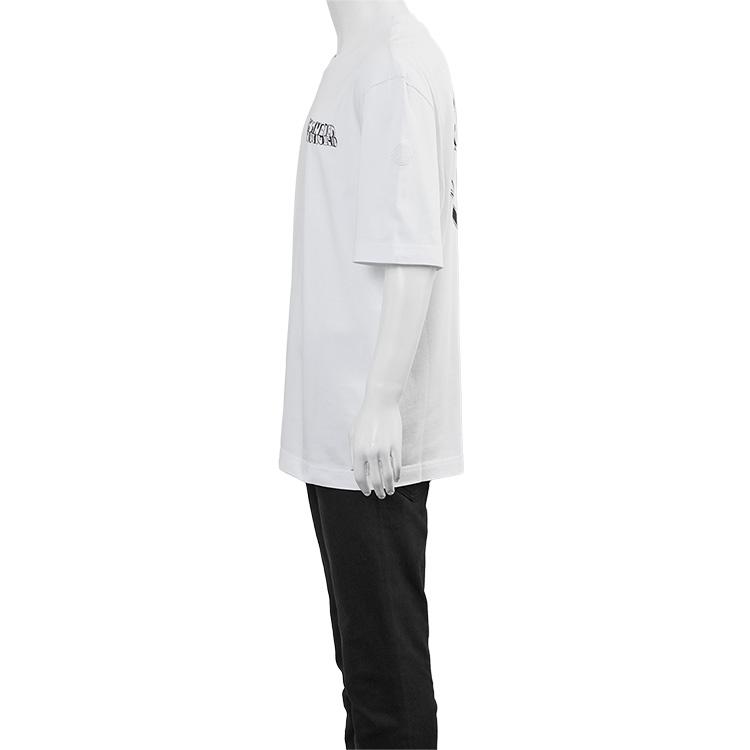MONCLER スケッチロゴ Tシャツ 00A ホワイト 8C000-36-89AUG-00A：ホワイトの画像