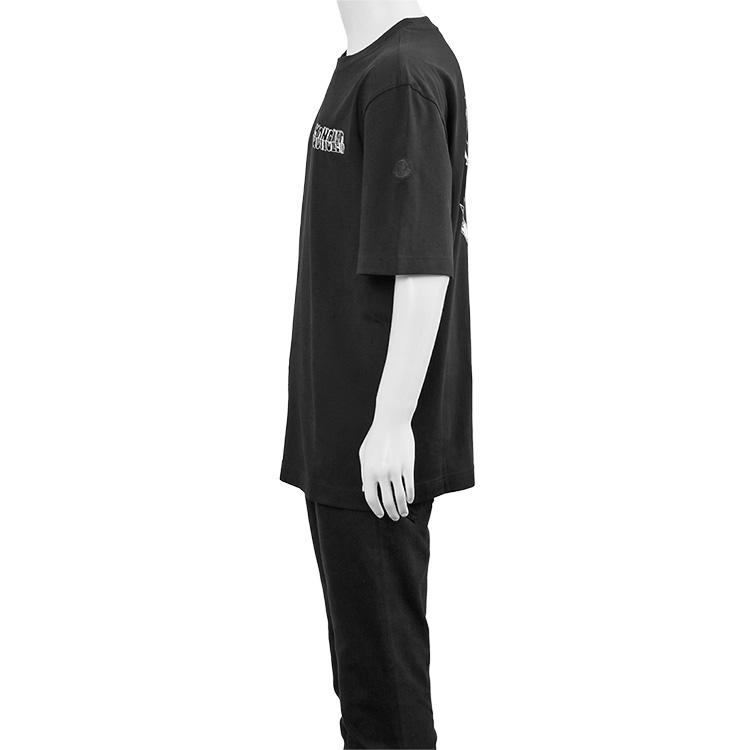 MONCLER スケッチロゴ Tシャツ ブラック 8C000-36-89AUG-999の画像
