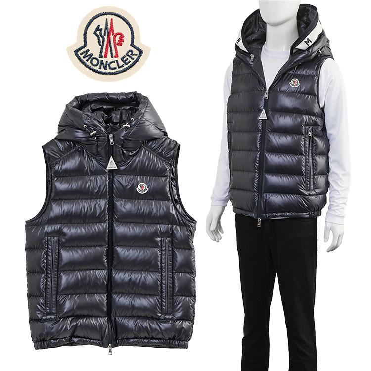 モンクレール　ベスト MONCLER 25SSモデル モンクレール BOURGET フードロゴ ダウン