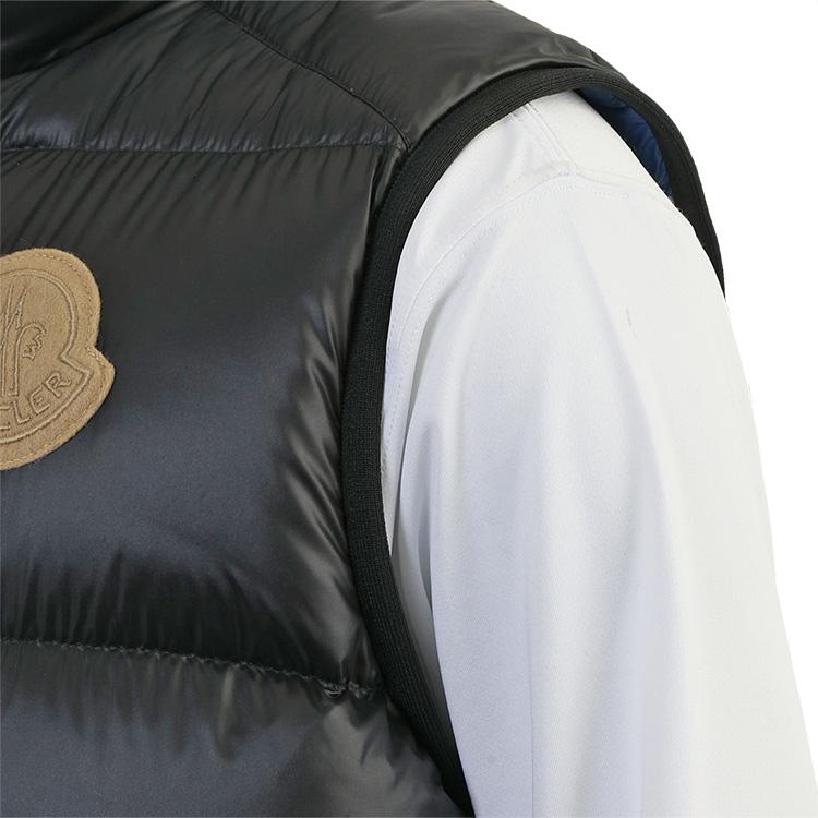 MONCLER ダウンベスト Sumido 1A001-89-595GJ SUMIDO-995 ブラック ブルーの画像
