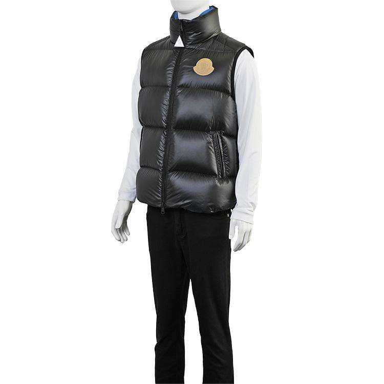 MONCLER ダウンベスト Sumido 1A001-89-595GJ SUMIDO-995 ブラック ブルーの画像