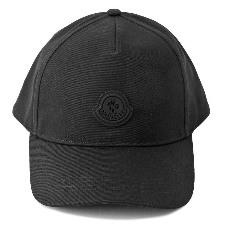モンクレール MONCLER ベースボールキャップ Matt Black 3B000-08-0U082-999 メンズ ブラック ロゴの画像