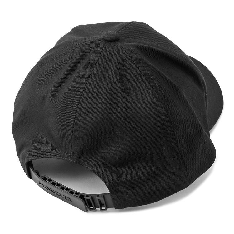 モンクレール MONCLER ベースボールキャップ Matt Black 3B000-08-0U082-999 メンズ ブラック ロゴの画像