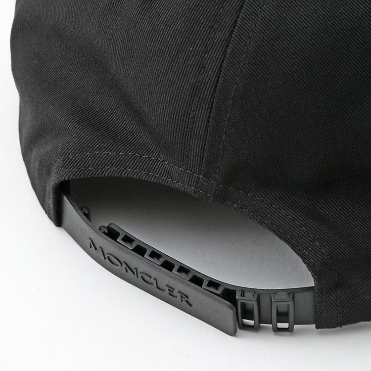 モンクレール MONCLER ベースボールキャップ Matt Black 3B000-08-0U082-999 メンズ ブラック ロゴの画像
