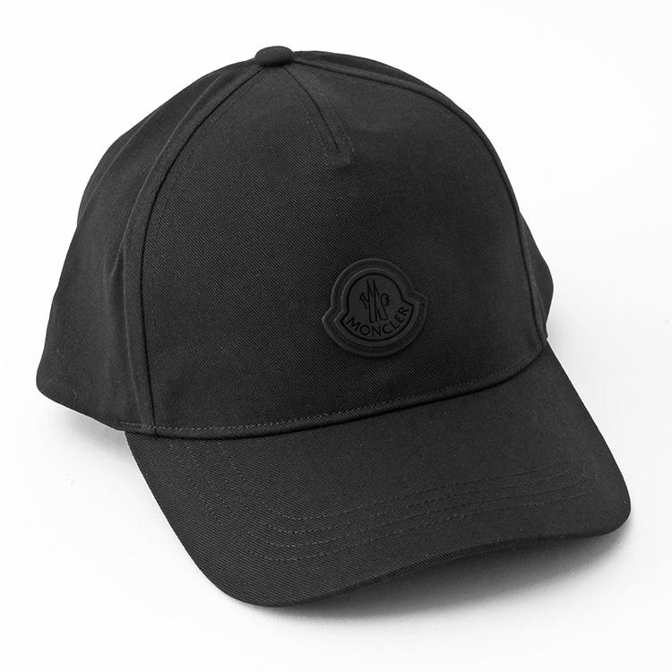 モンクレール MONCLER ベースボールキャップ Matt Black 3B000-08-0U082-999 メンズ ブラック ロゴの画像