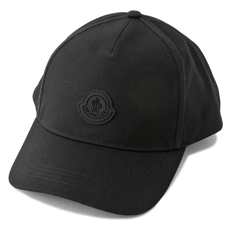 モンクレール MONCLER ベースボールキャップ Matt Black 3B000-08-0U082-999 メンズ ブラック ロゴの画像
