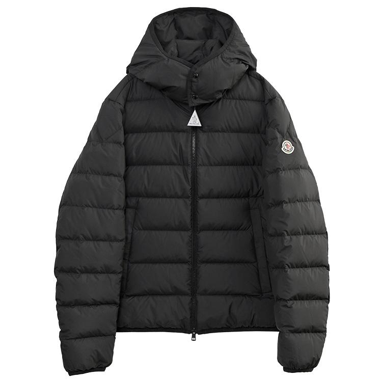 モンクレール　ショートブルゾン ブラック Glesショートダウンジャケット : ショートダウン