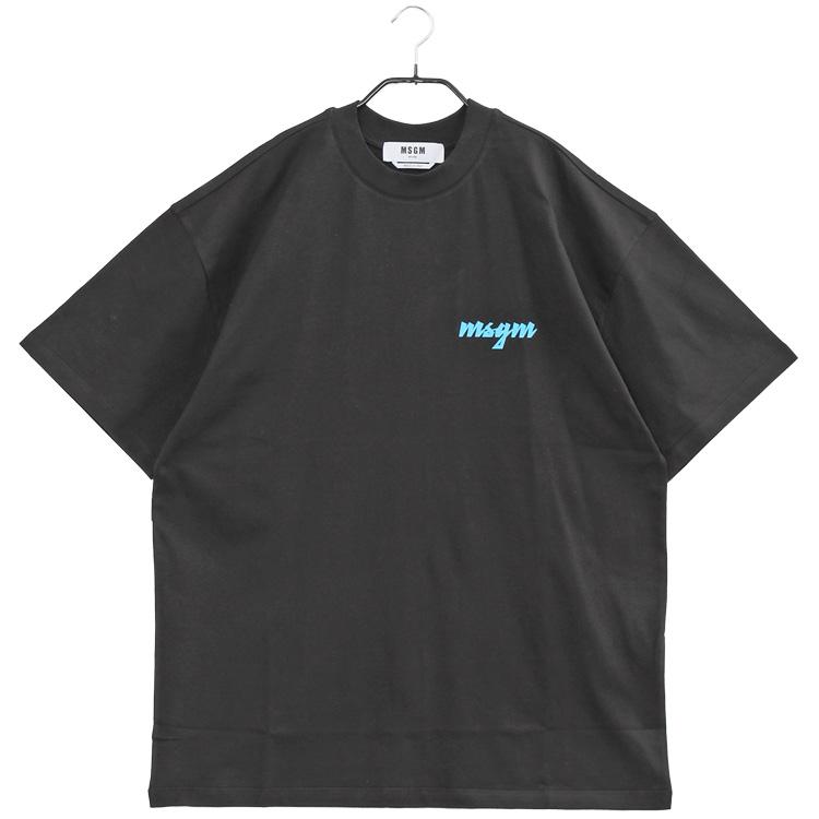 MSGM エムエスジーエム Tシャツ パームツリーロゴ バックプリント 