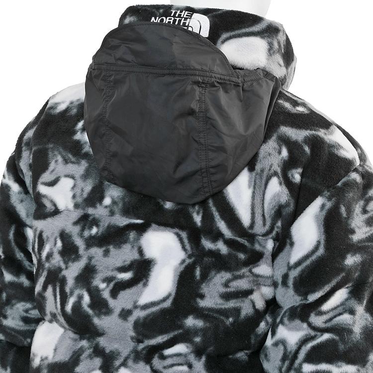 ノースフェイス ダウン 2000 ポーラー フリース ヌプシ リラックスフィット EUモデル NF0A88XN 2000 POLAR NUPTSE JACKET-31I TNF BLACK LIQUID PRINTの画像