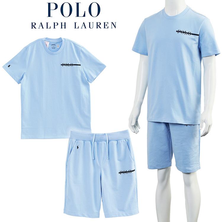ポロ・ラルフ・ローレン スウェットセット 青 POLO RALPH LAUREN（ポロ・ラルフローレン） セットアップ Tシャツ