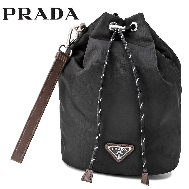 PRADA（プラダ） スピードロック Re-Nylon x レザー ポーチ 2NE067
