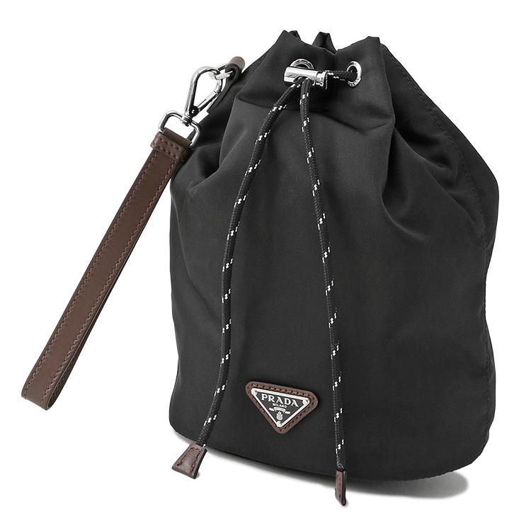 PRADA（プラダ） スピードロック Re-Nylon x レザー ポーチ 2NE067