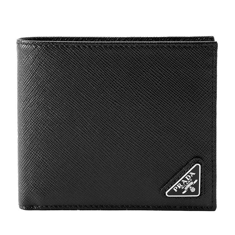 極美品　PRADA プラダ　二つ折り財布　ラウンドジップ　S8478 PRADA（プラダ） 二つ折り財布 2MO738-QHH-F0002 サフィアーノレザー