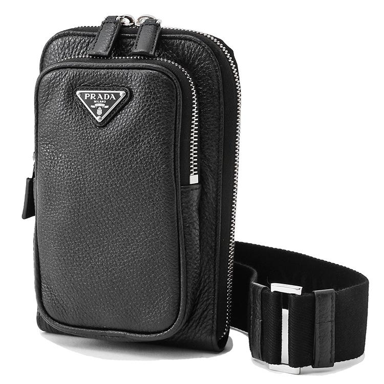 PRADA（プラダ） レザー スマートフォンケース 2ZH195-2BBE-F0002_NERO