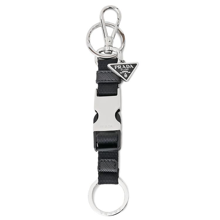 PRADA スナップバックル セパレート キーリング 2PT013-2DMN-F0002 NEROの画像