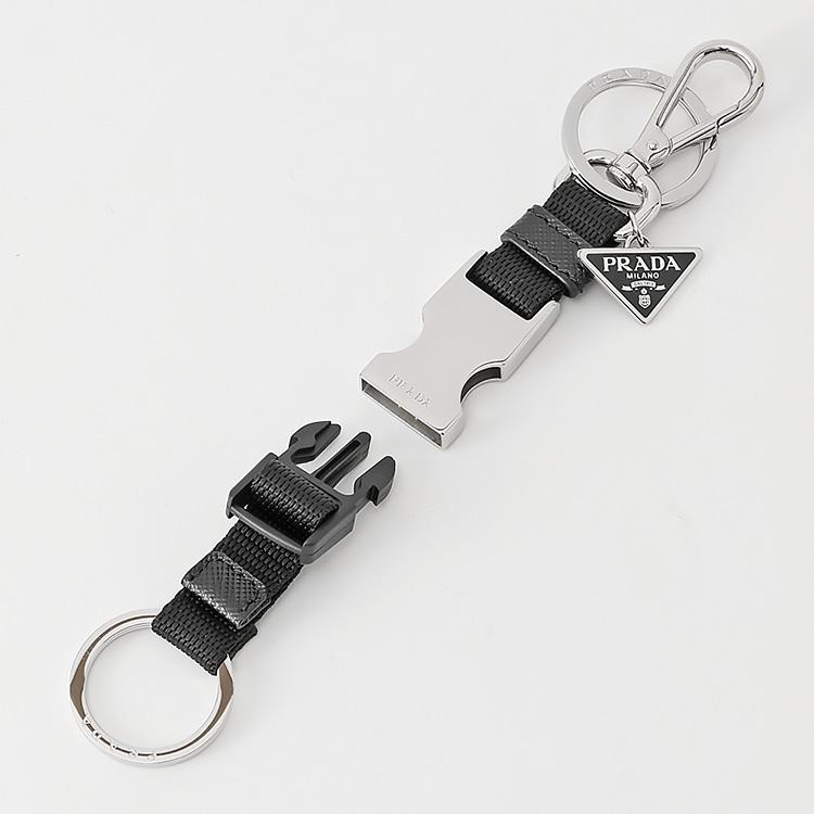PRADA スナップバックル セパレート キーリング 2PT013-2DMN-F0002 NEROの画像