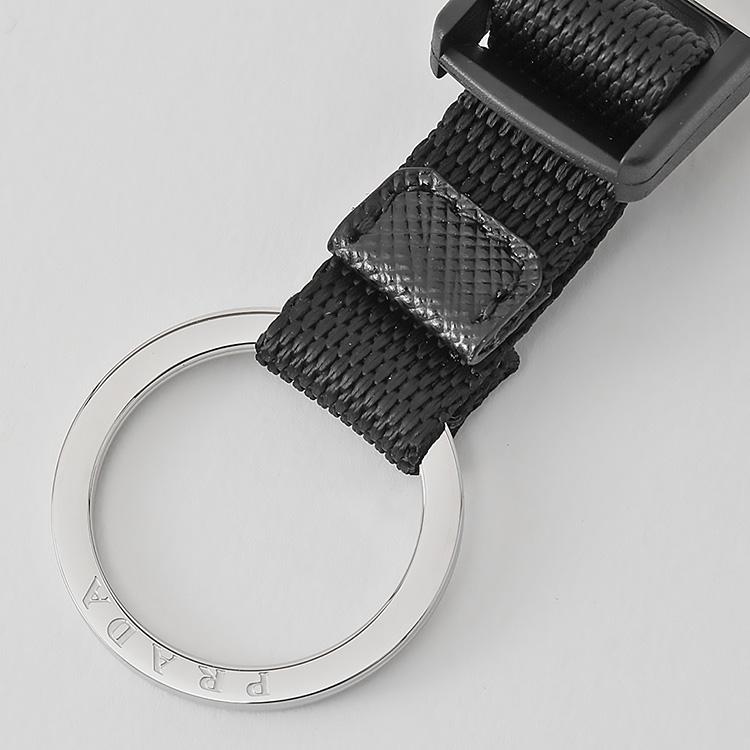 PRADA スナップバックル セパレート キーリング 2PT013-2DMN-F0002 NEROの画像