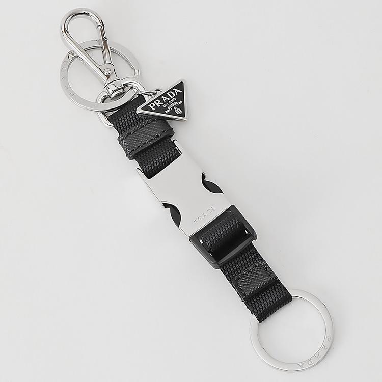 PRADA スナップバックル セパレート キーリング 2PT013-2DMN-F0002 NEROの画像
