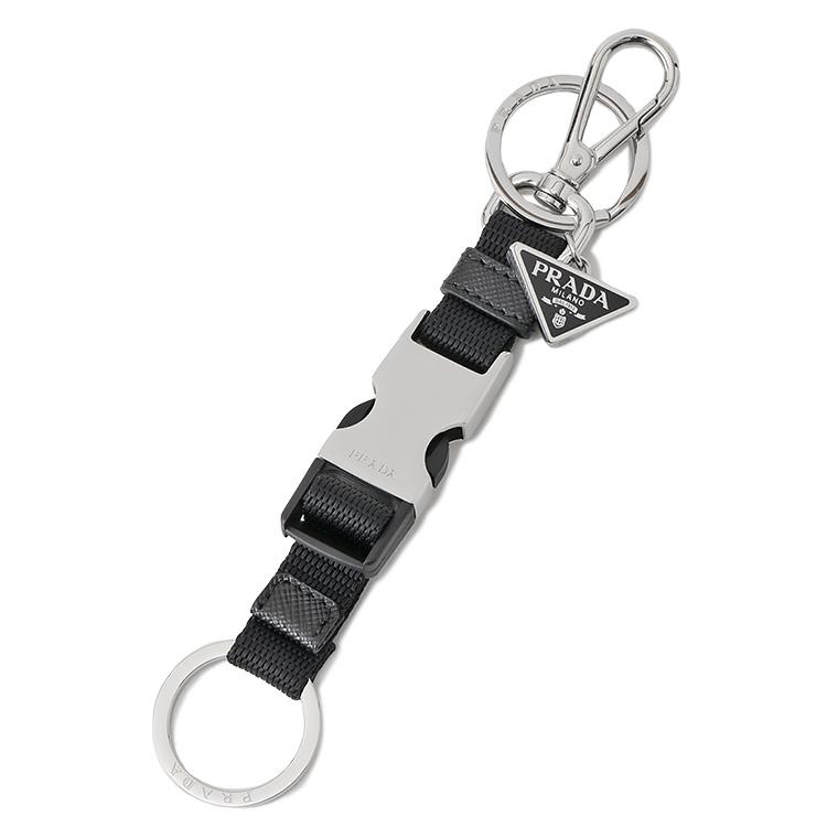 PRADA スナップバックル セパレート キーリング 2PT013-2DMN-F0002 NEROの画像